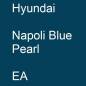 Preview: Hyundai, Napoli Blue Pearl, EA.